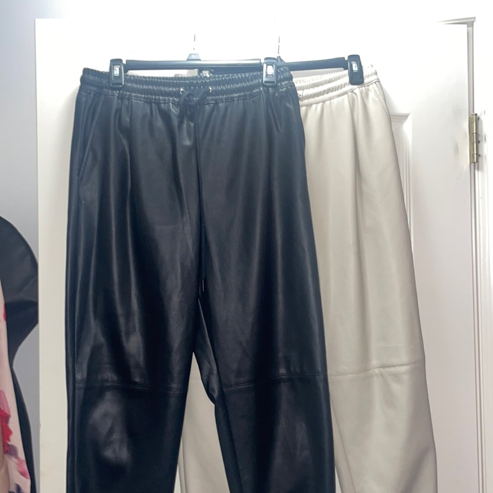 ZARA LEATHER JOGGER
